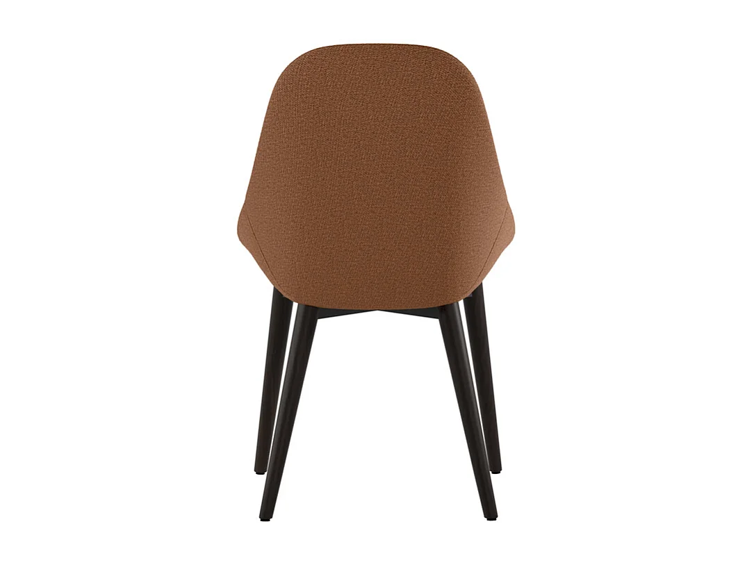 Astrid Chaise en tissu rouille 4 pc