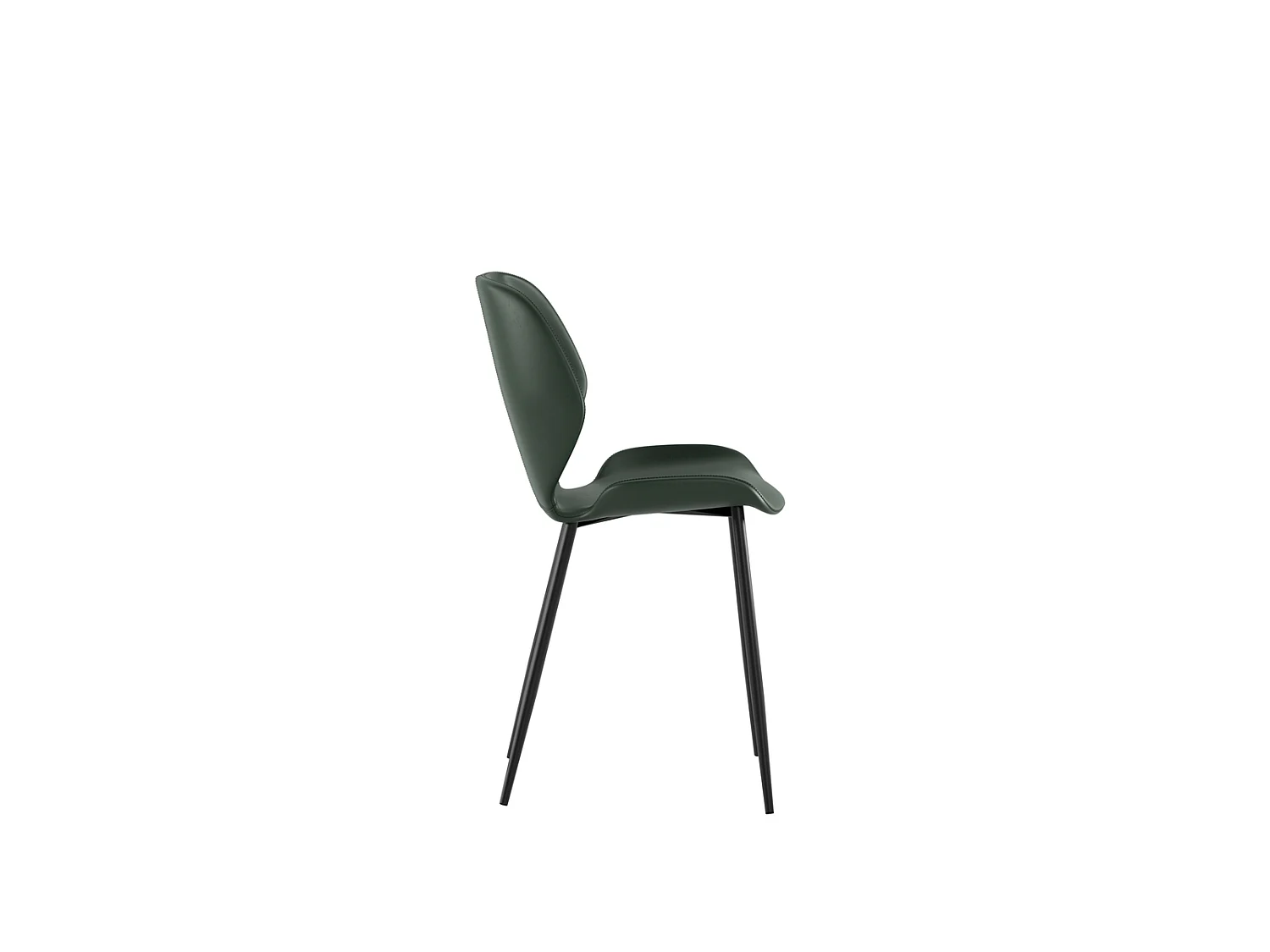 Diana Chaise bleue soft touch 4 pcs