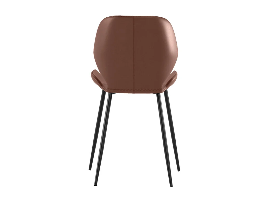 Diana - Rode soft touch stoel 4 stuks