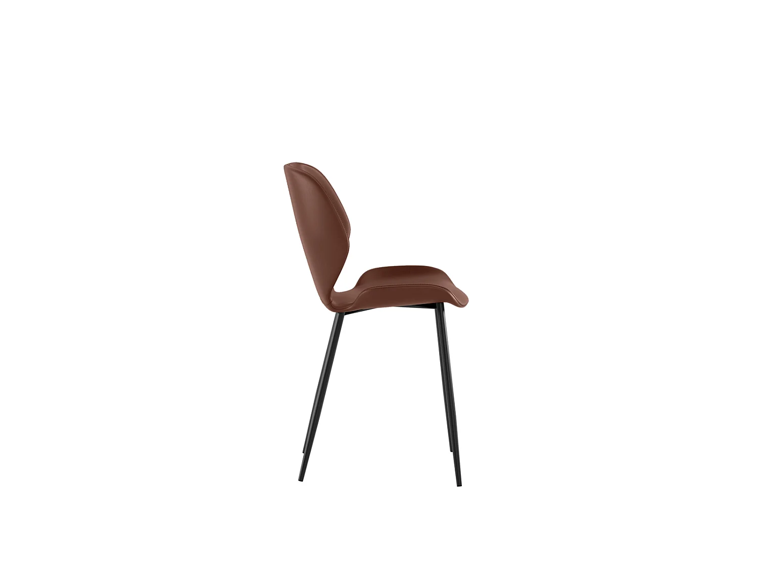 Diana Chaise rouge soft touch 4 pcs