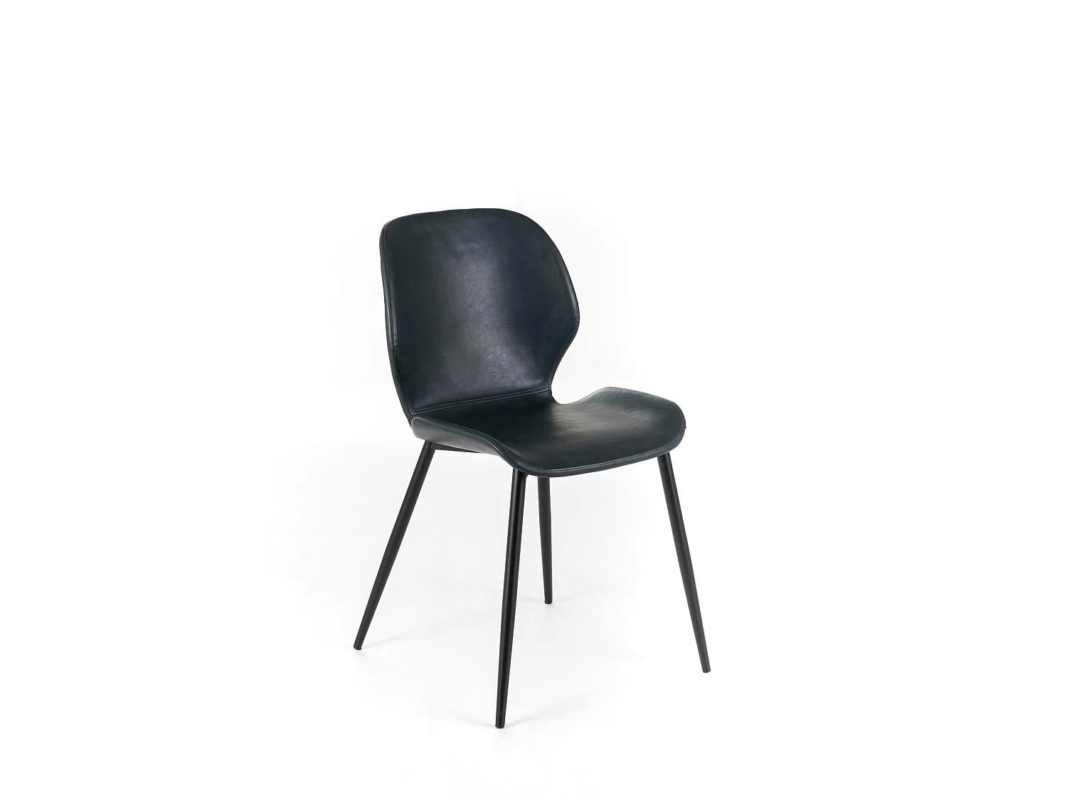 Diana Chaise noire soft touch 4 pcs