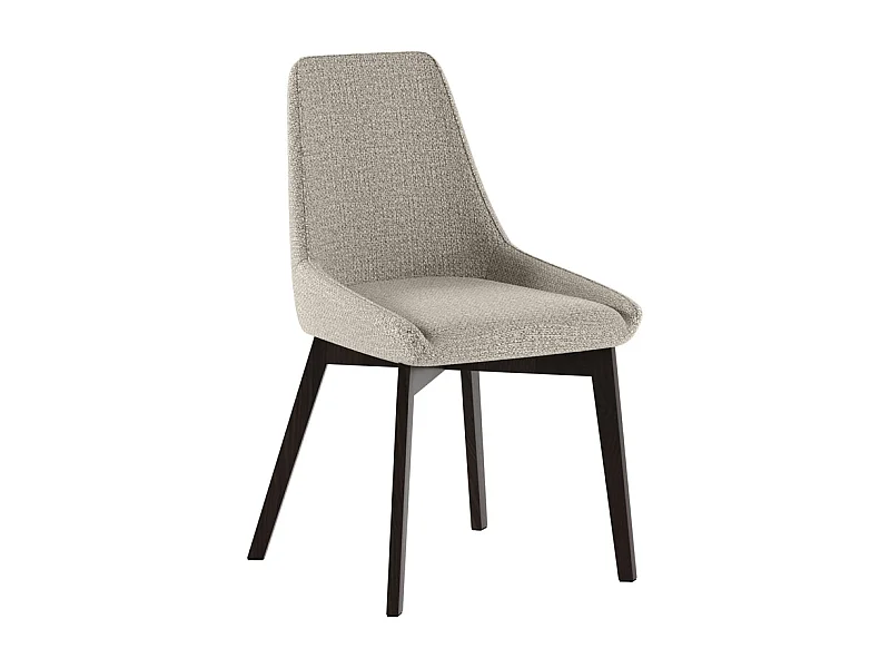 Vera - Silla de tela beige 4 piezas