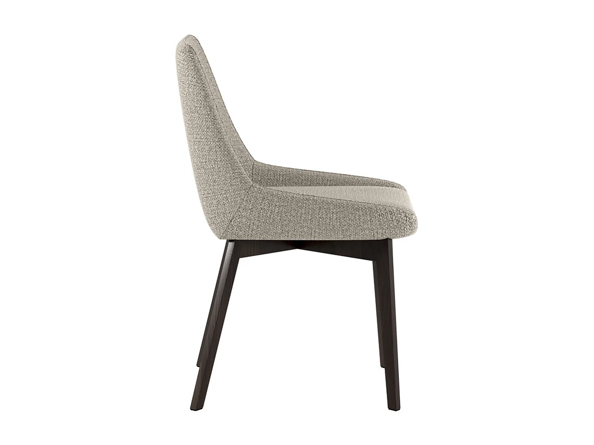 Vera -Sedia in tessuto beige 4 pz