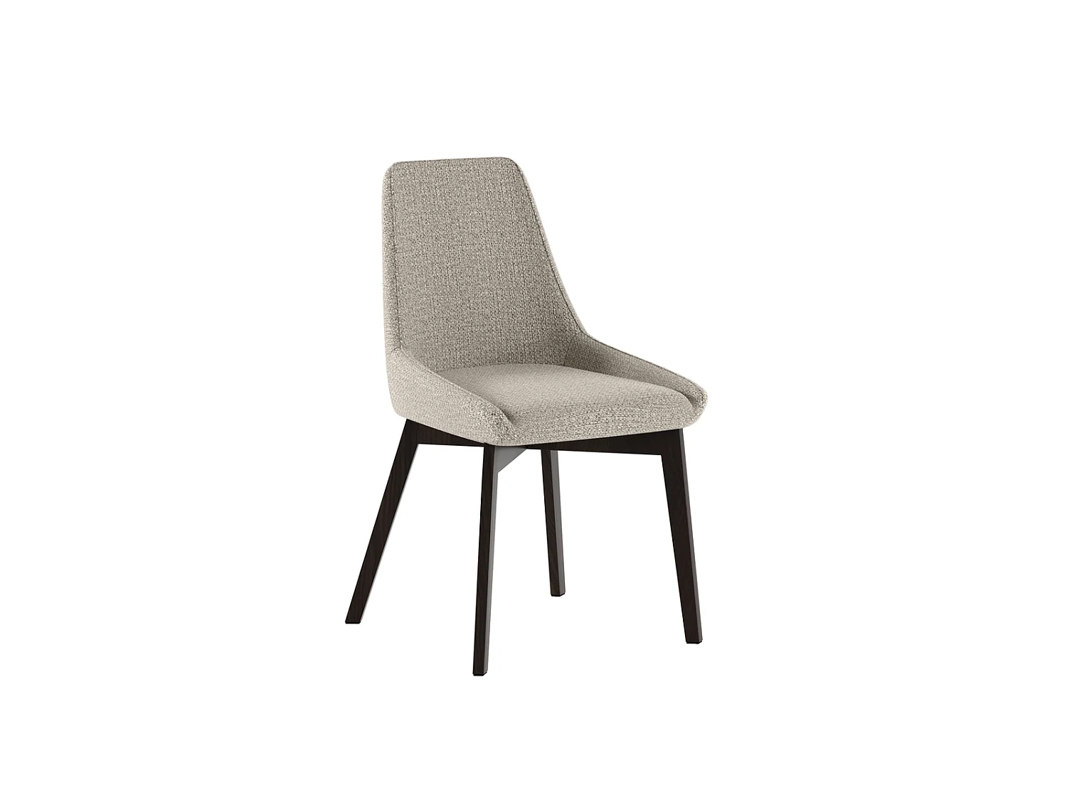 Vera -Sedia in tessuto beige 4 pz