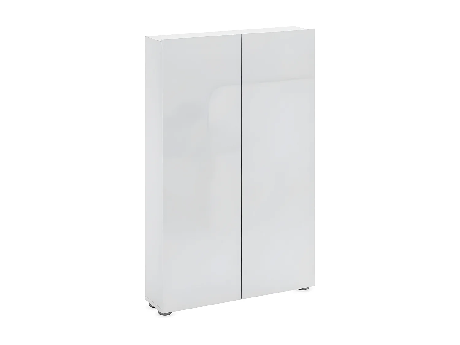 Étagère à Chaussures Espace, Blanc, 70x115x19 cm, Seven Design