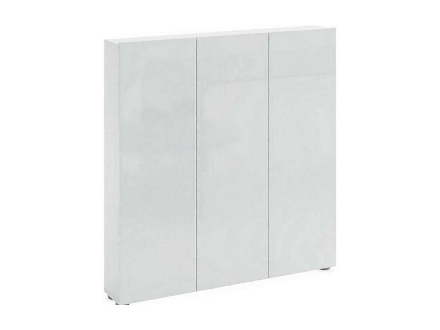 Étagère à Chaussures Espace, Blanc, 110x115x19 cm, Seven Design