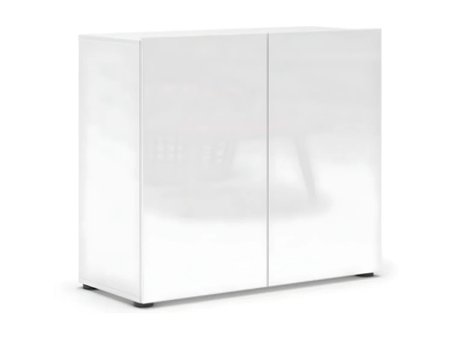 Mobile Multiuso Mister, Bianco, 90x79x38 cm, Seven Design