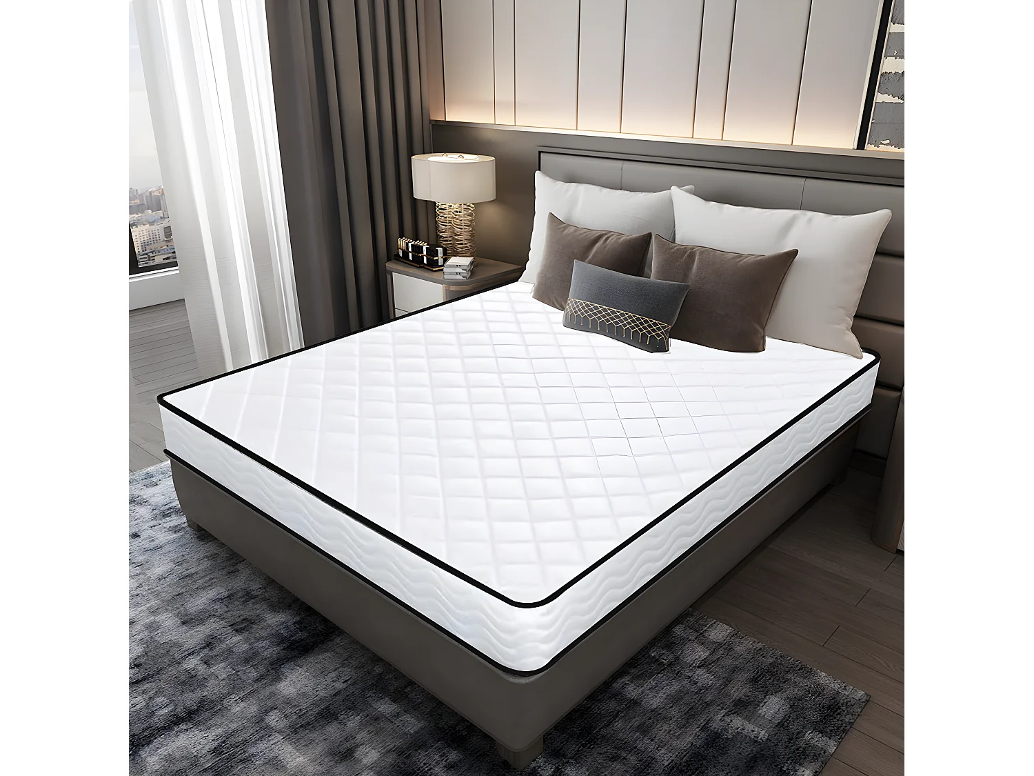 IZTOSS Matelas 140x190 cm, Épaisseur 15 cm Memoire De Forme Matelas, Matelas pour Adulte Enfant