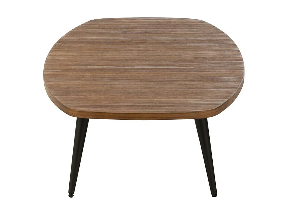 Table Basse en Bois "Teck" 120cm Naturel