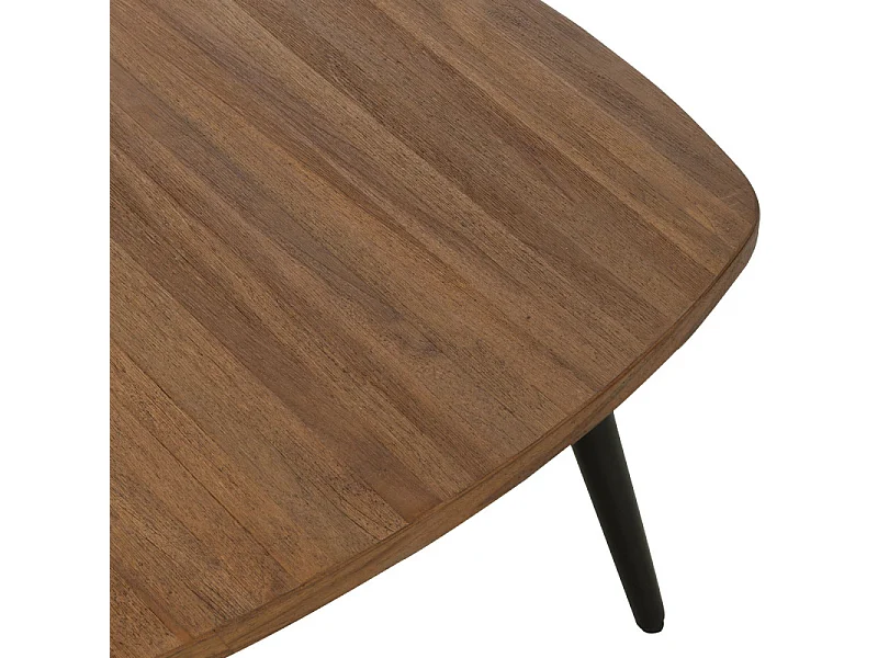 Table Basse en Bois "Teck" 120cm Naturel