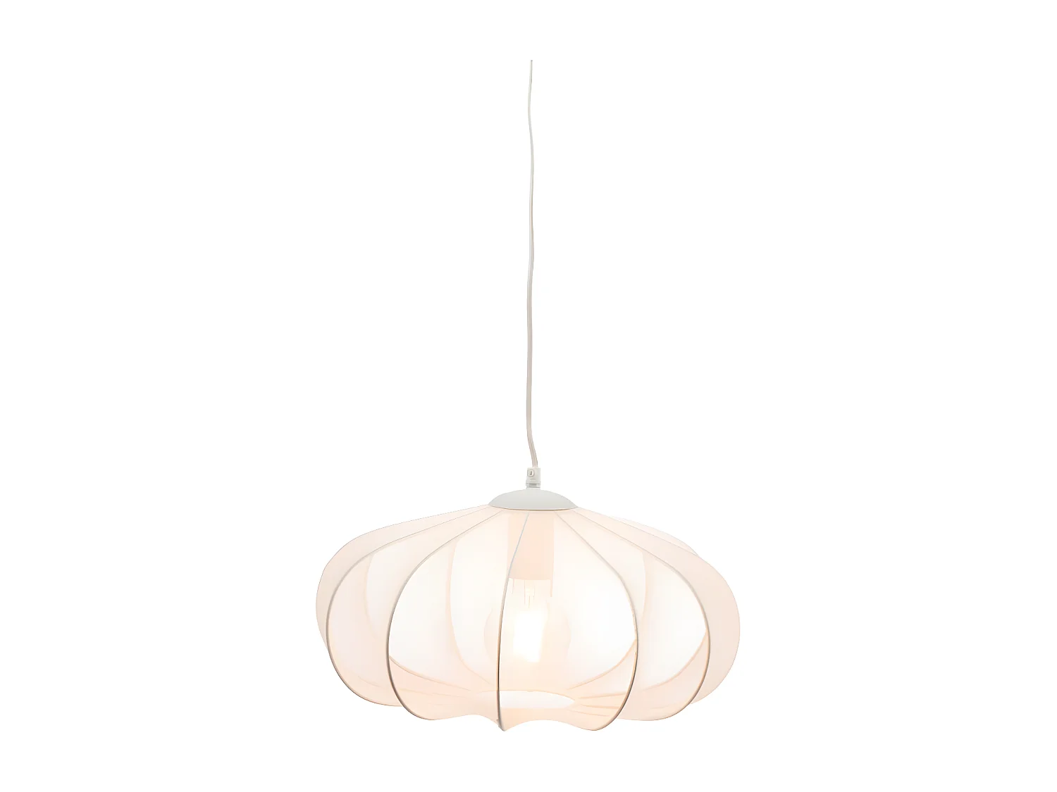 Suspension Betty blanc 38 cm