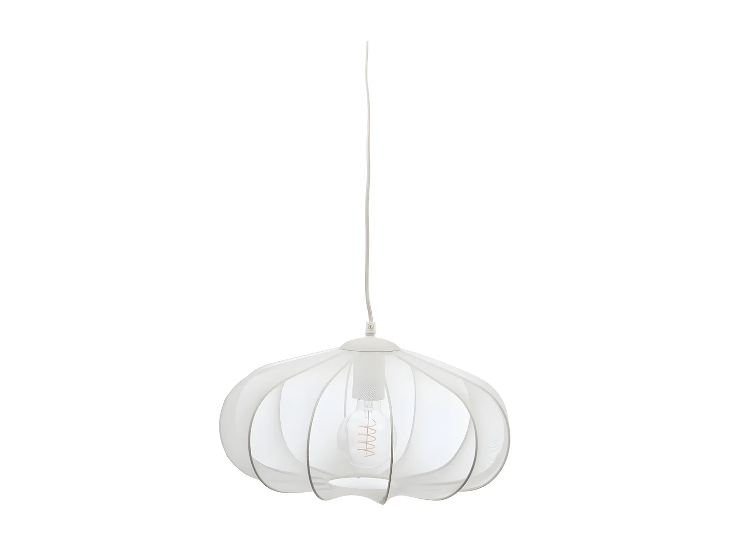 Suspension Betty blanc 38 cm