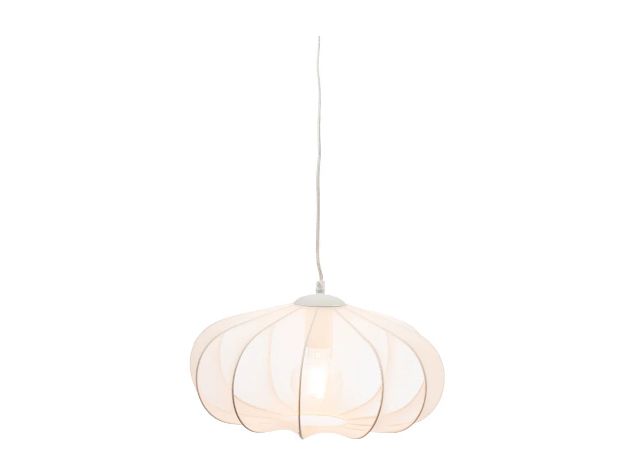 Suspension Betty blanc 38 cm