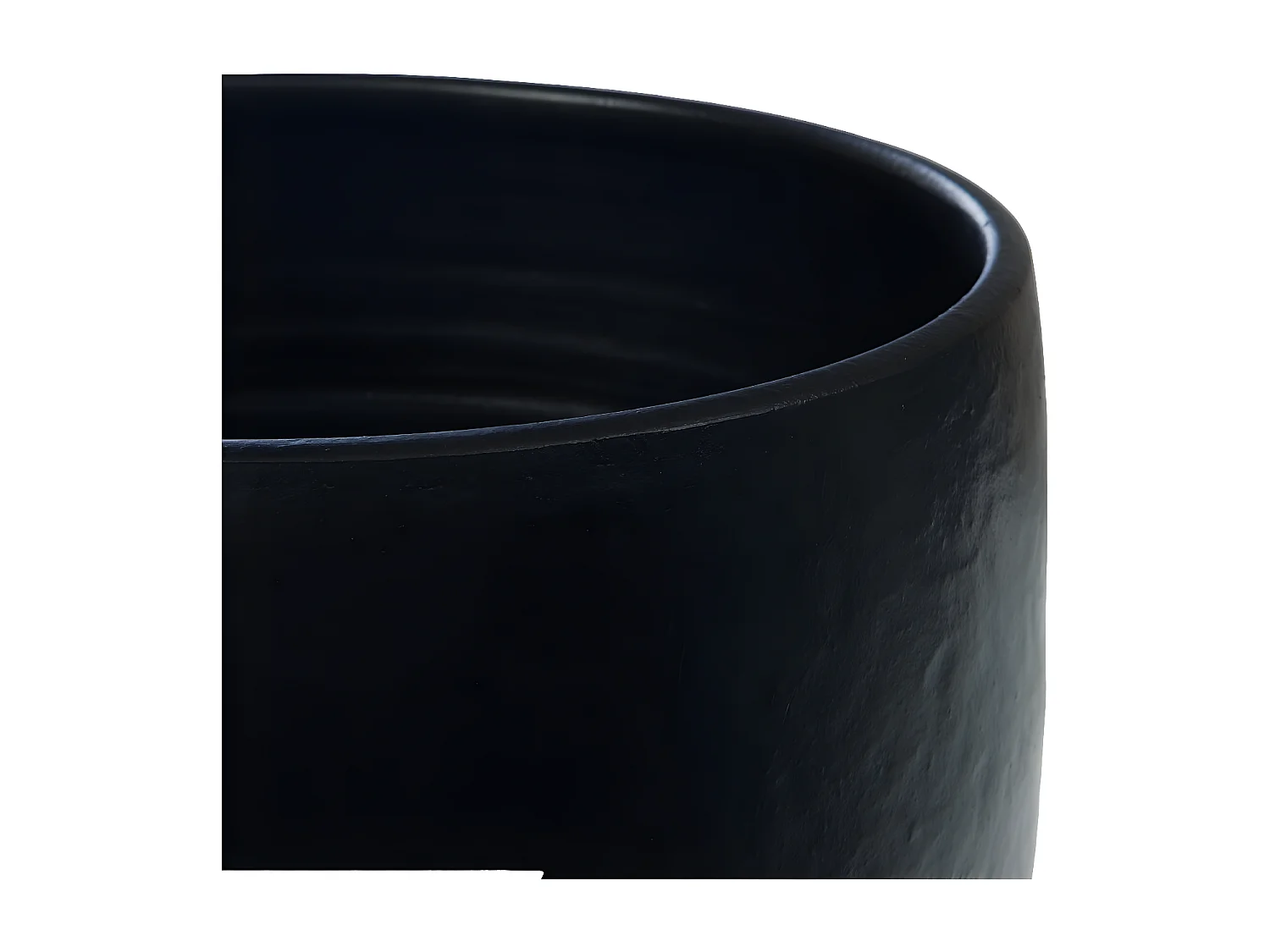 Cache pot Esna Noir 39x38 cm