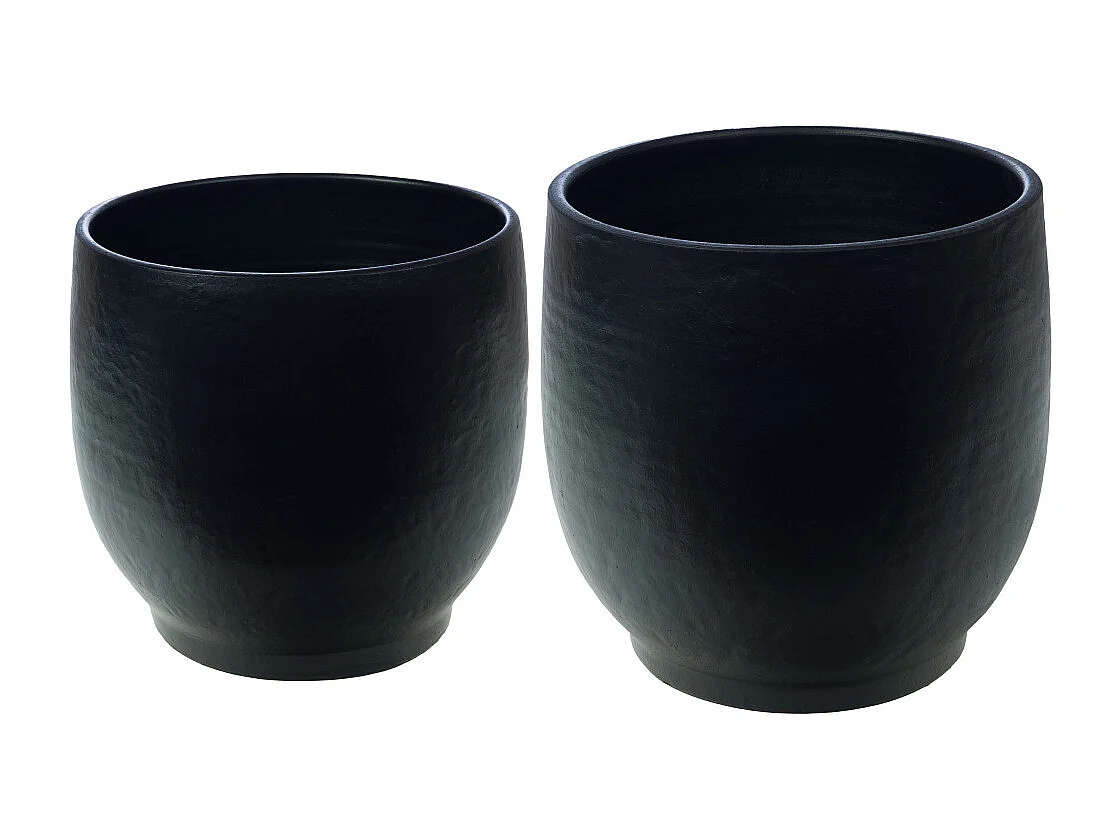 Cache pot Esna Noir 39x38 cm