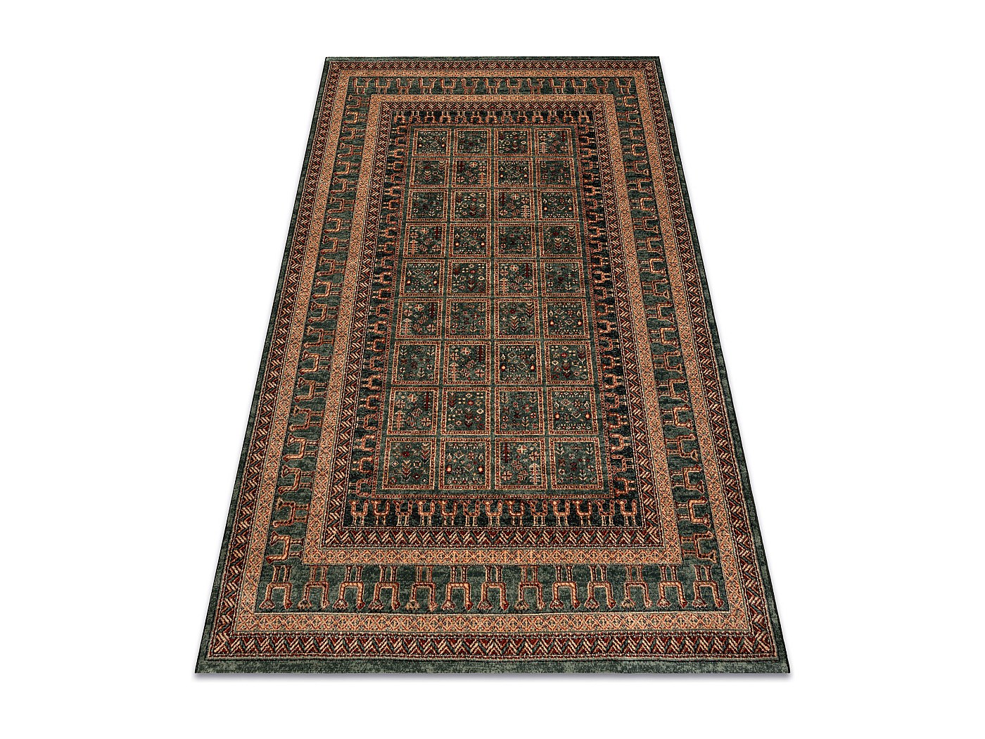 Hochwertiger hand geknüpfter Wollte ppich Vintage traditioneller Teppich für die