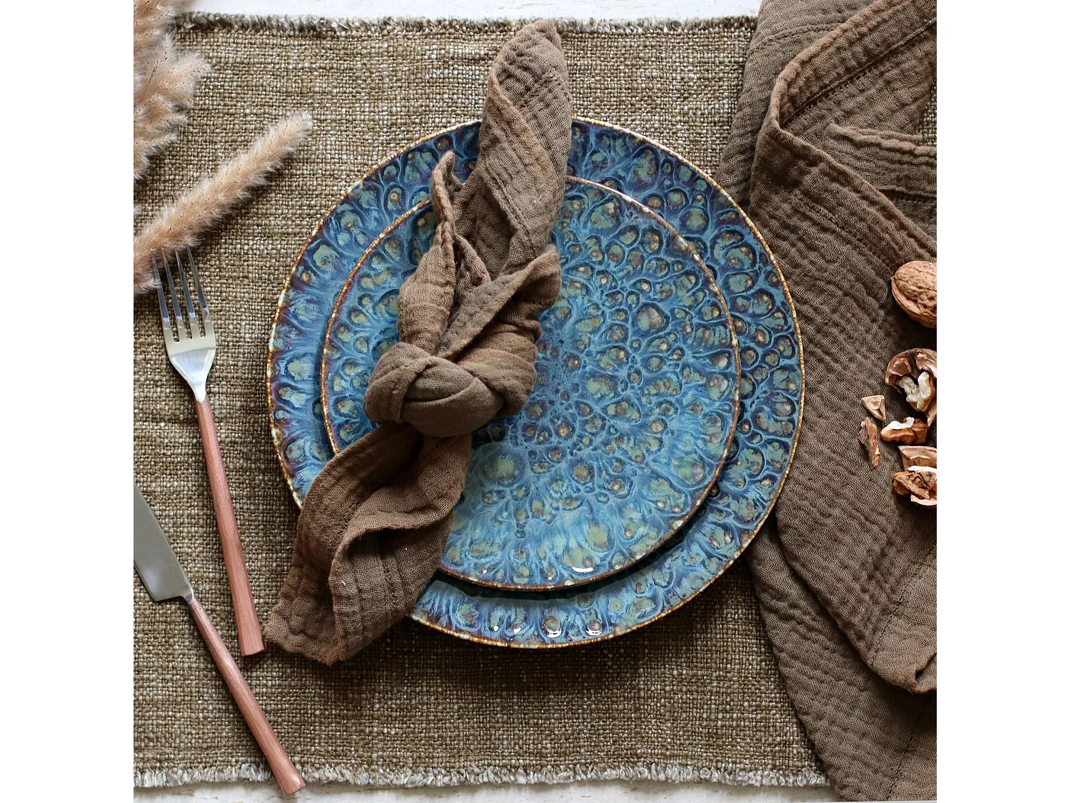 Ogo Living - Lot 6 Assiettes A Dessert Venus 20cm En Porcelaine