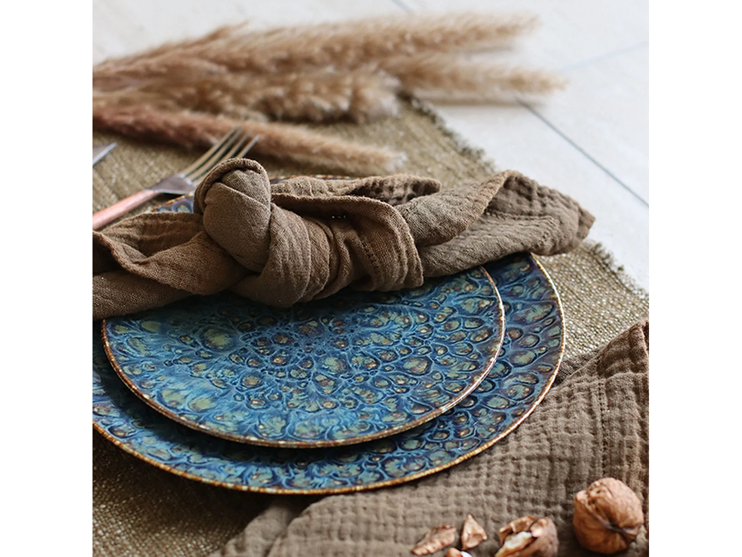 Ogo Living - Lot 6 Assiettes à Dessert Venus 20cm En Porcelaine