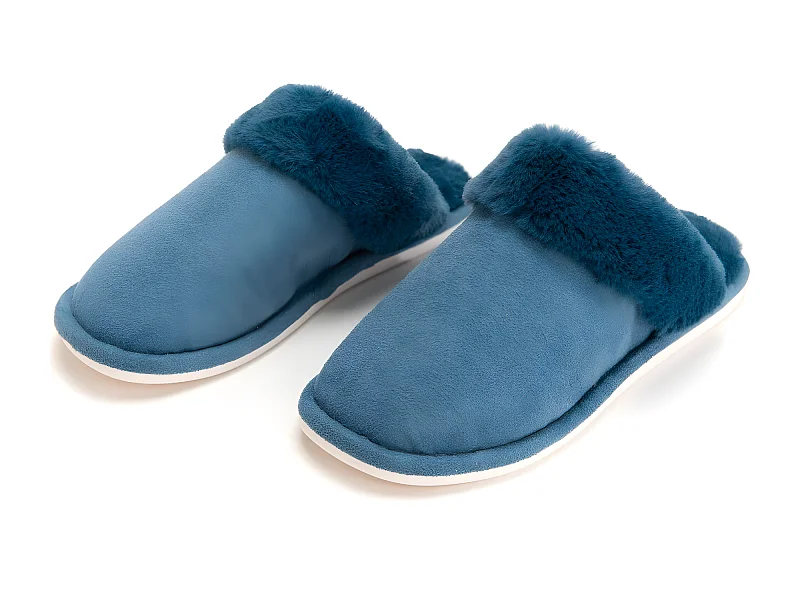 Chaussons Luxe bleu nuit 39/40