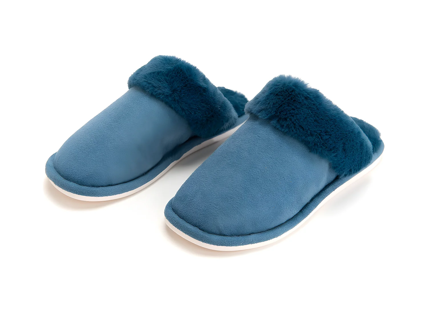Chaussons Luxe bleu nuit 37/38