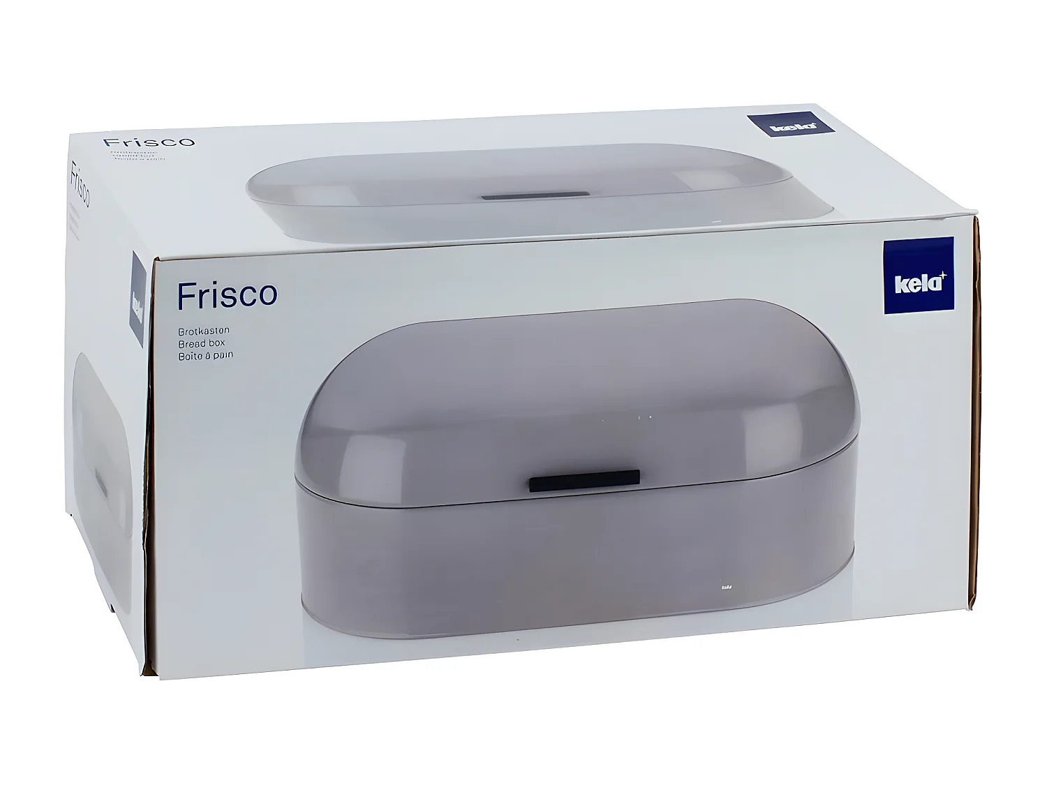 Boite à pain Friscolino gris clair 44x21 cm
