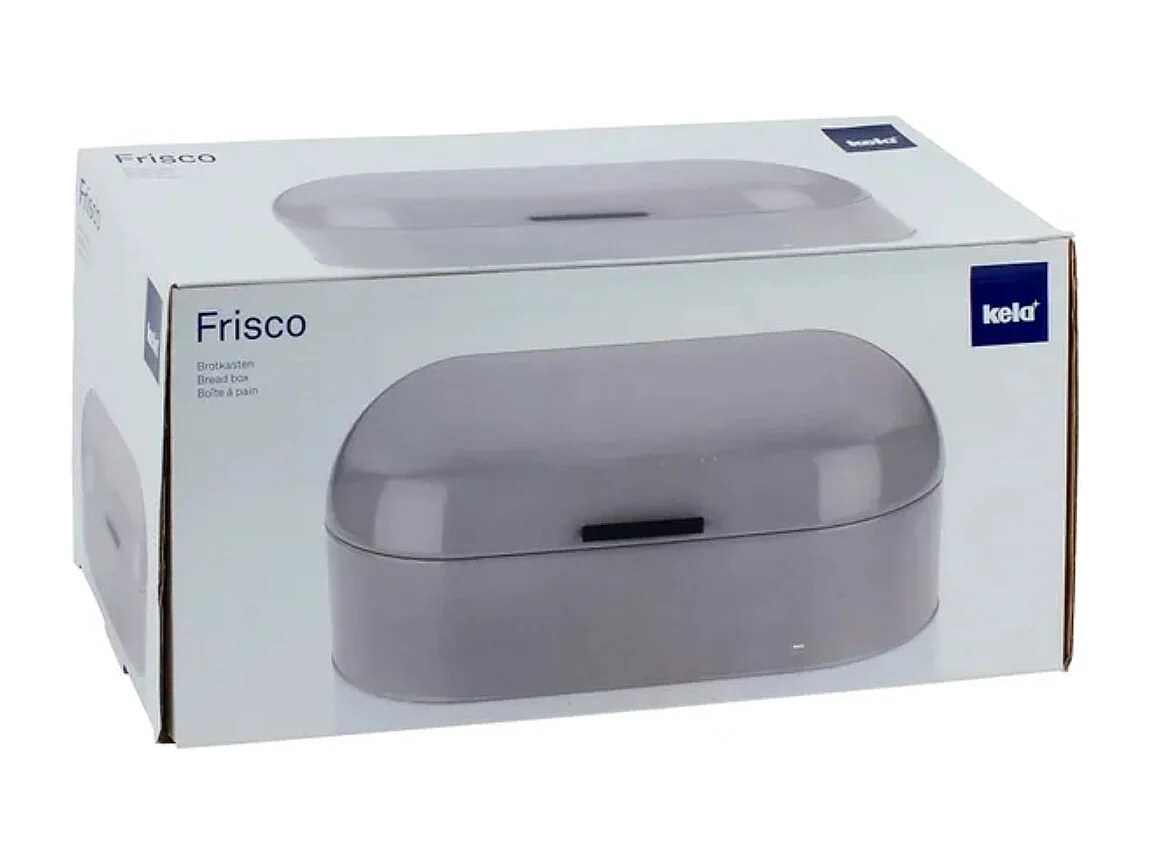 Boite à pain Friscolino gris clair 44x21 cm