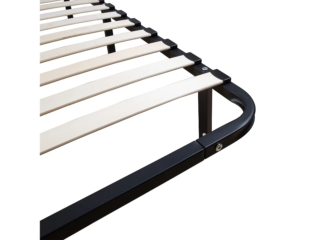 OLYMPE LITERIE | Ensemble VENUS 140x200 cm | Matelas Mousse Haute Densité + Sommier Métal