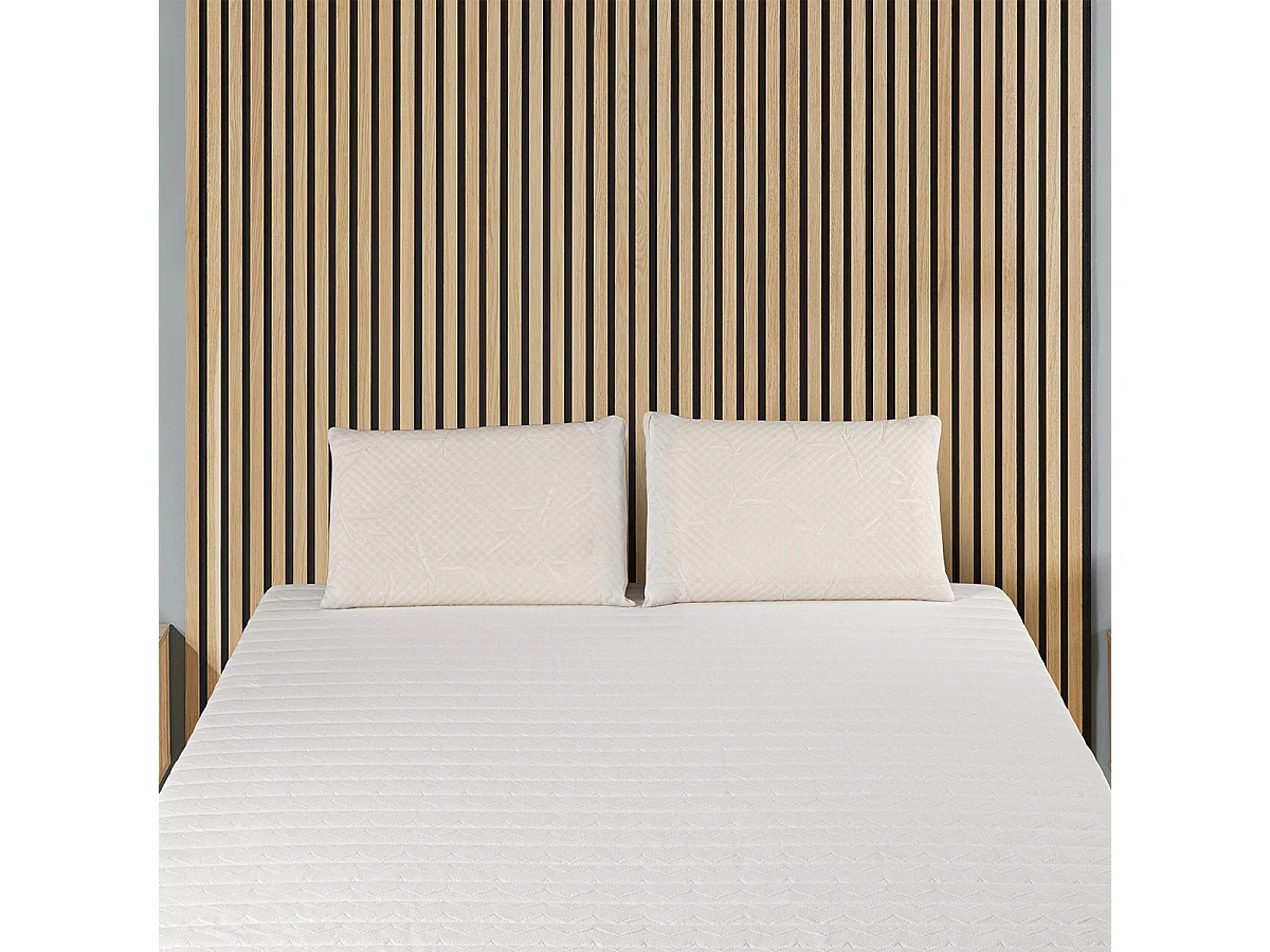 OLYMPE LITERIE | Ensemble VENUS 140x200 cm | Matelas Mousse Haute Densité + Sommier Métal
