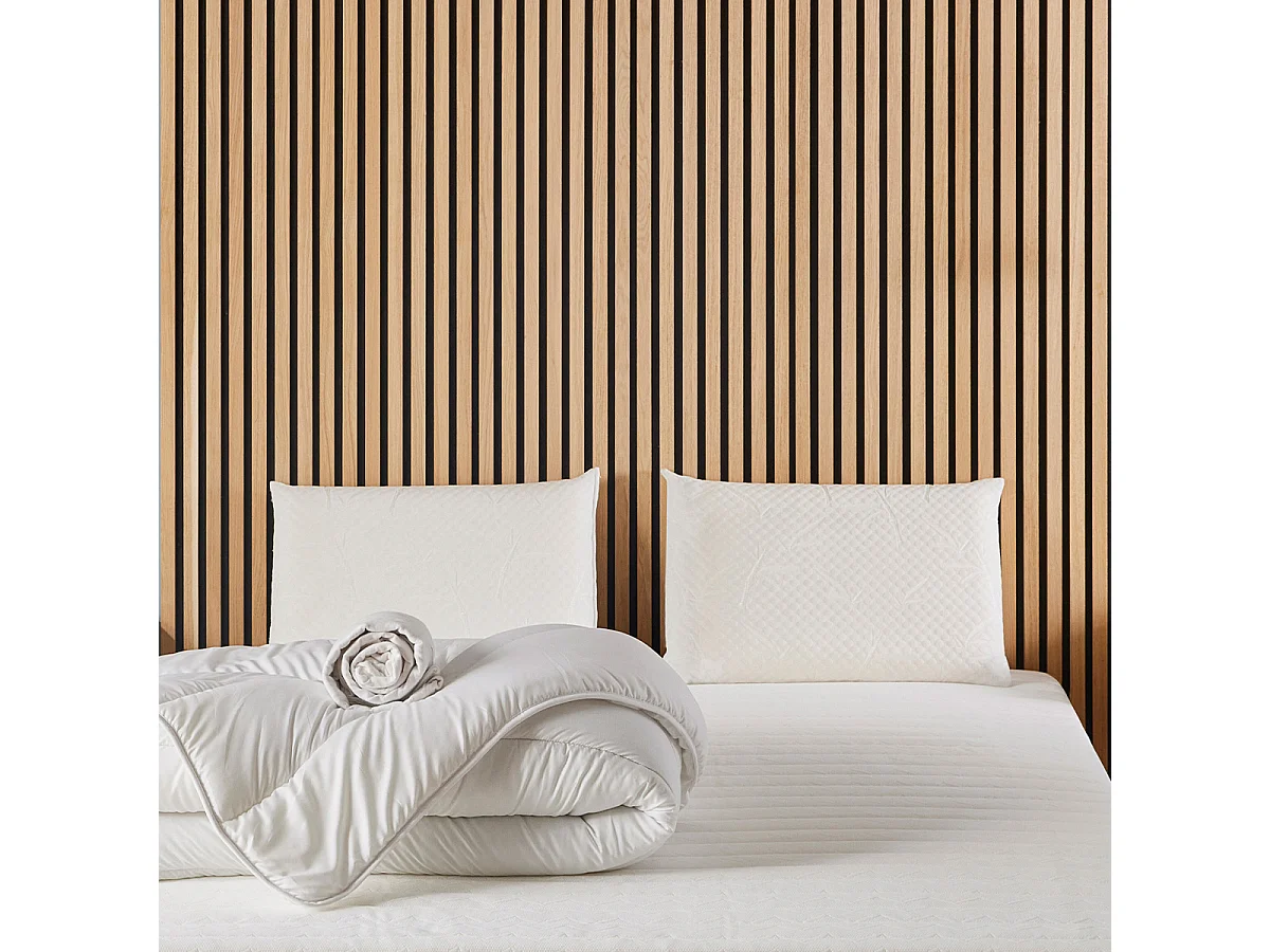 OLYMPE LITERIE | Pack Prêt à dormir VENUS 90x190 cm | Matelas Mousse Haute Densité + Sommier Métal + Accessoires