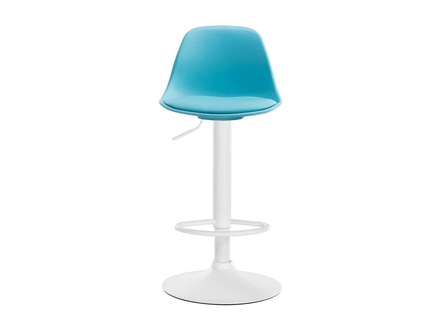 Tabouret de bar - Plastique & Métal - Bleu - Kiel