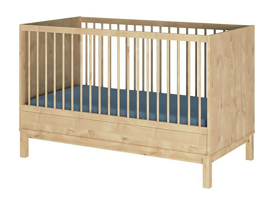 Lit bébé évolutif 70x140 cm panneaux de fibres bois KIWI