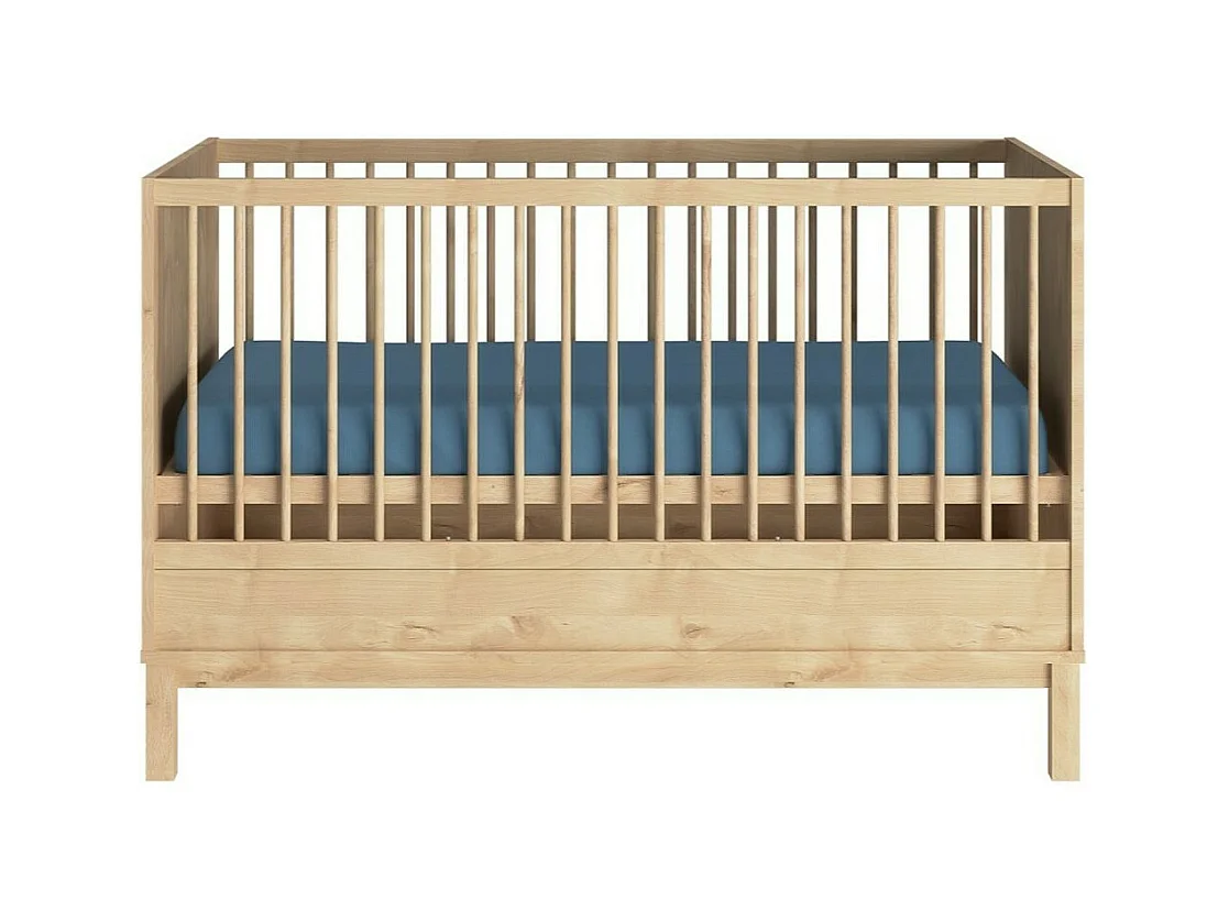 Lit bébé évolutif 70x140 cm panneaux de fibres bois KIWI
