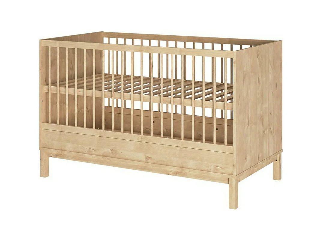 Lit bébé évolutif 70x140 cm panneaux de fibres bois KIWI