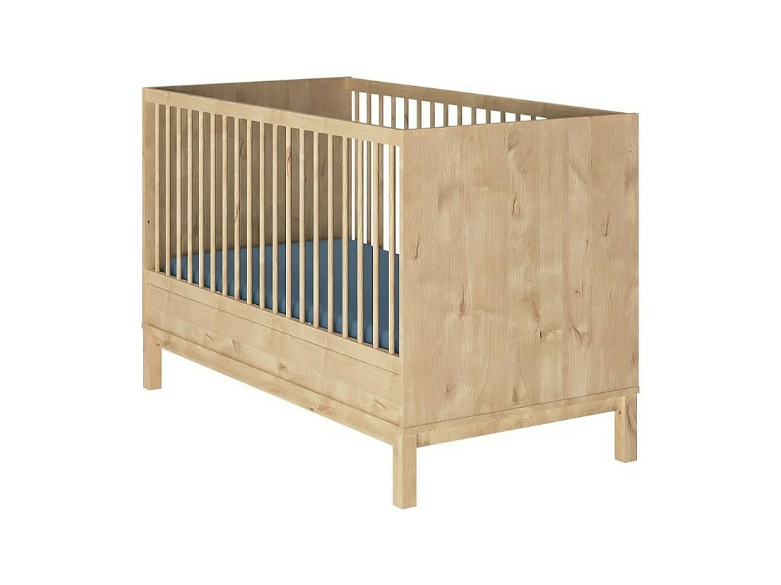 Lit bébé évolutif 70x140 cm panneaux de fibres bois KIWI