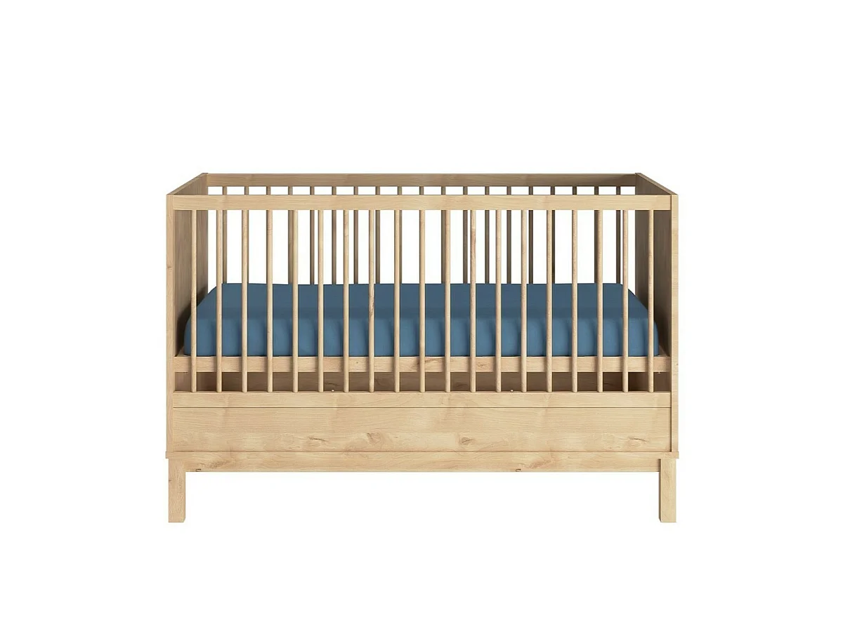 Lit bébé évolutif 70x140 cm panneaux de fibres bois KIWI