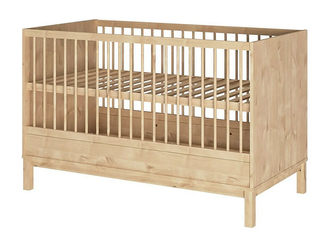Lit bébé évolutif 70x140 cm panneaux de fibres bois KIWI