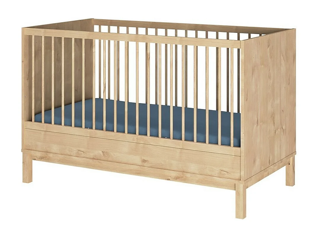 Lit bébé évolutif 70x140 cm panneaux de fibres bois KIWI