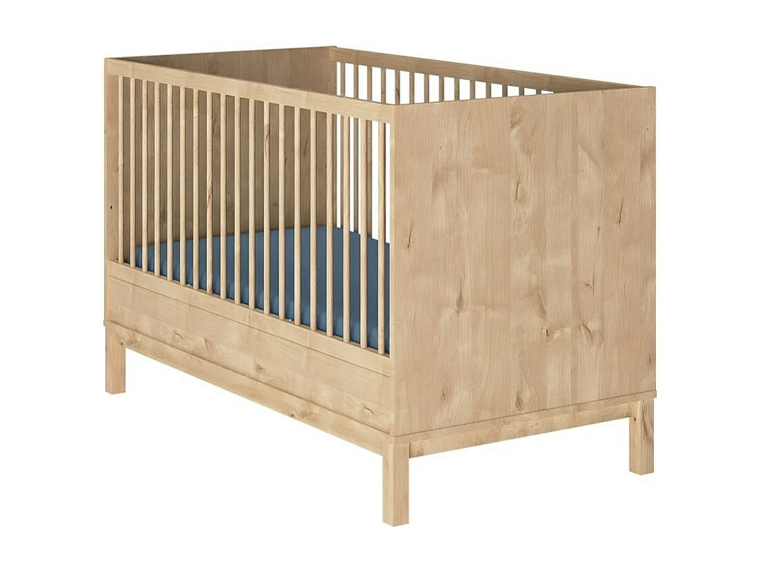 Lit bébé évolutif 70x140 cm panneaux de fibres bois KIWI