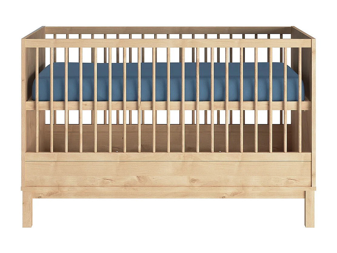 Lit bébé évolutif 70x140 cm panneaux de fibres bois KIWI