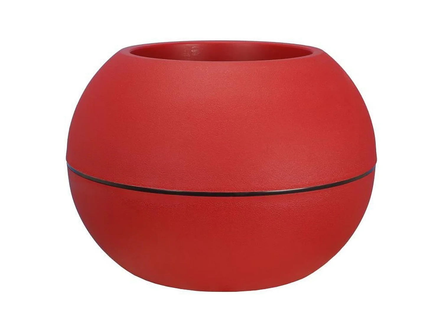 Bloempot Bol van Plastic Rood D40