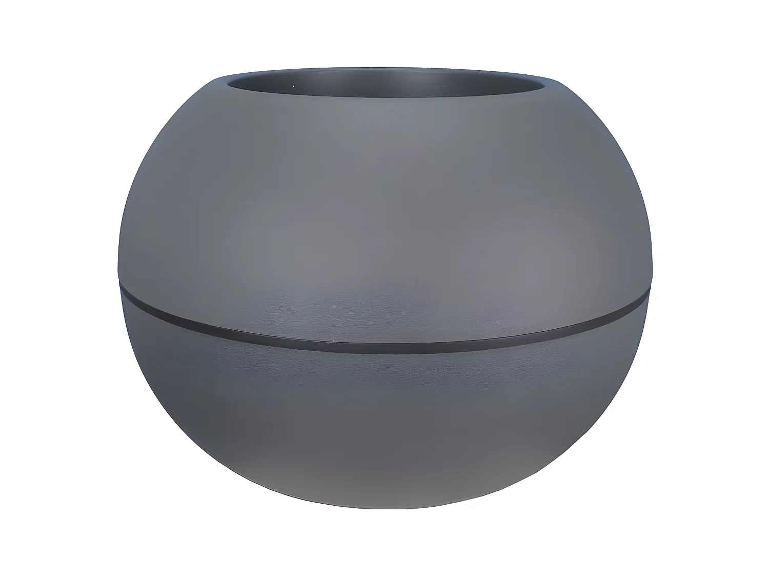 Pot de fleurs Boule - D40 - gris