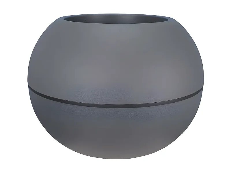 Pot de fleurs Boule - D40 - gris