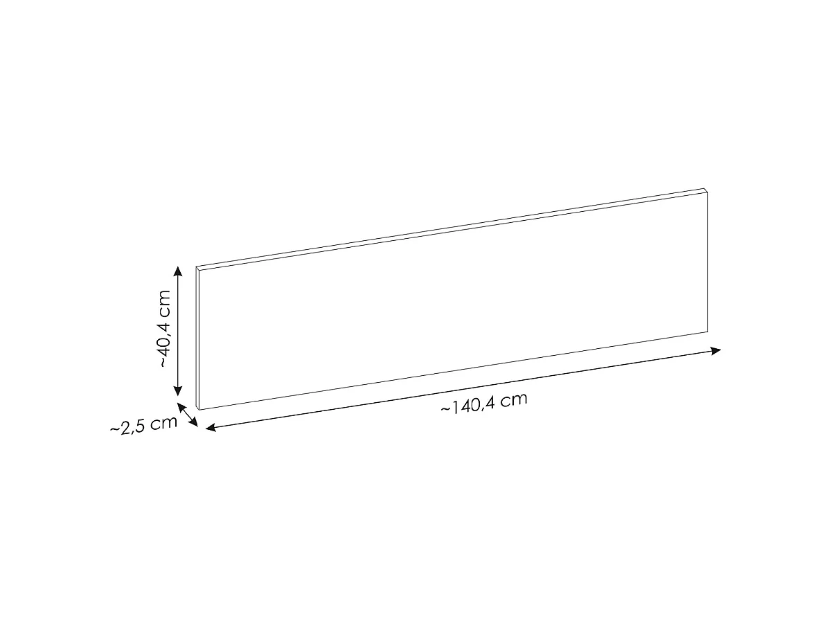 Meuble double vasque 140cm 4 tiroirs Riva Noir et Bois
