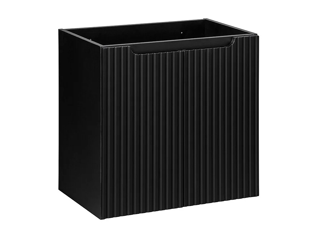 Meuble sous-vasque 60cm 2 portes Riva Noir