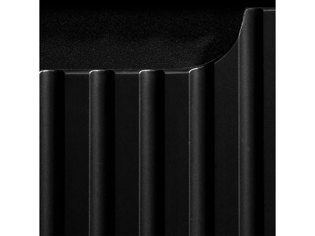 Mobile sottolavabo 120cm 4 cassetti piano lavabo Riva Nero e Legno