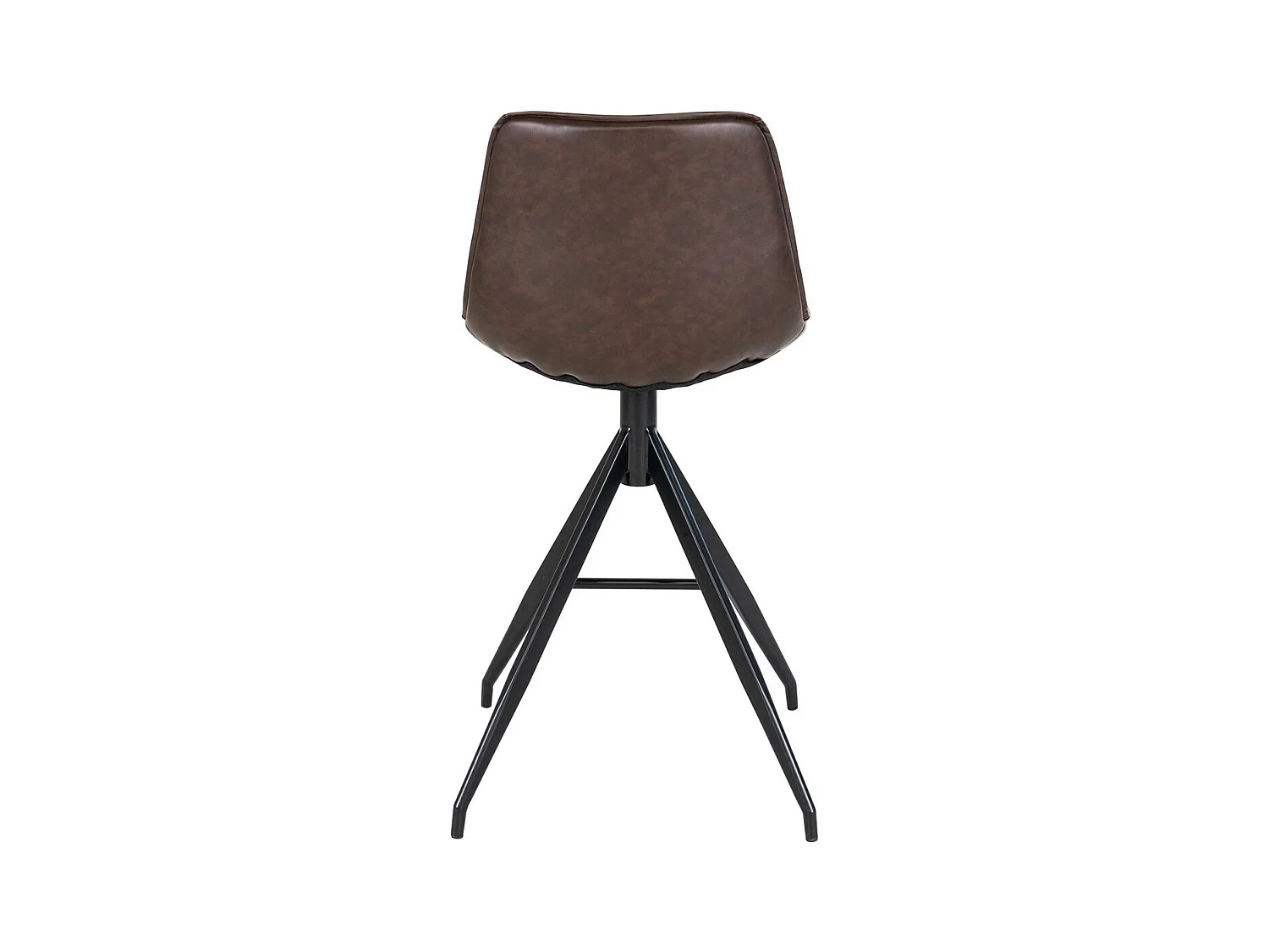 Lot de 2 Tabourets Hauts Monaco, Marron, 47x46x84 cm, EPIKASA