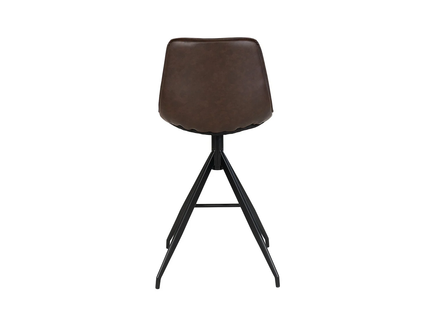 Lot de 2 Tabourets Hauts Monaco, Marron, 47x46x84 cm, EPIKASA