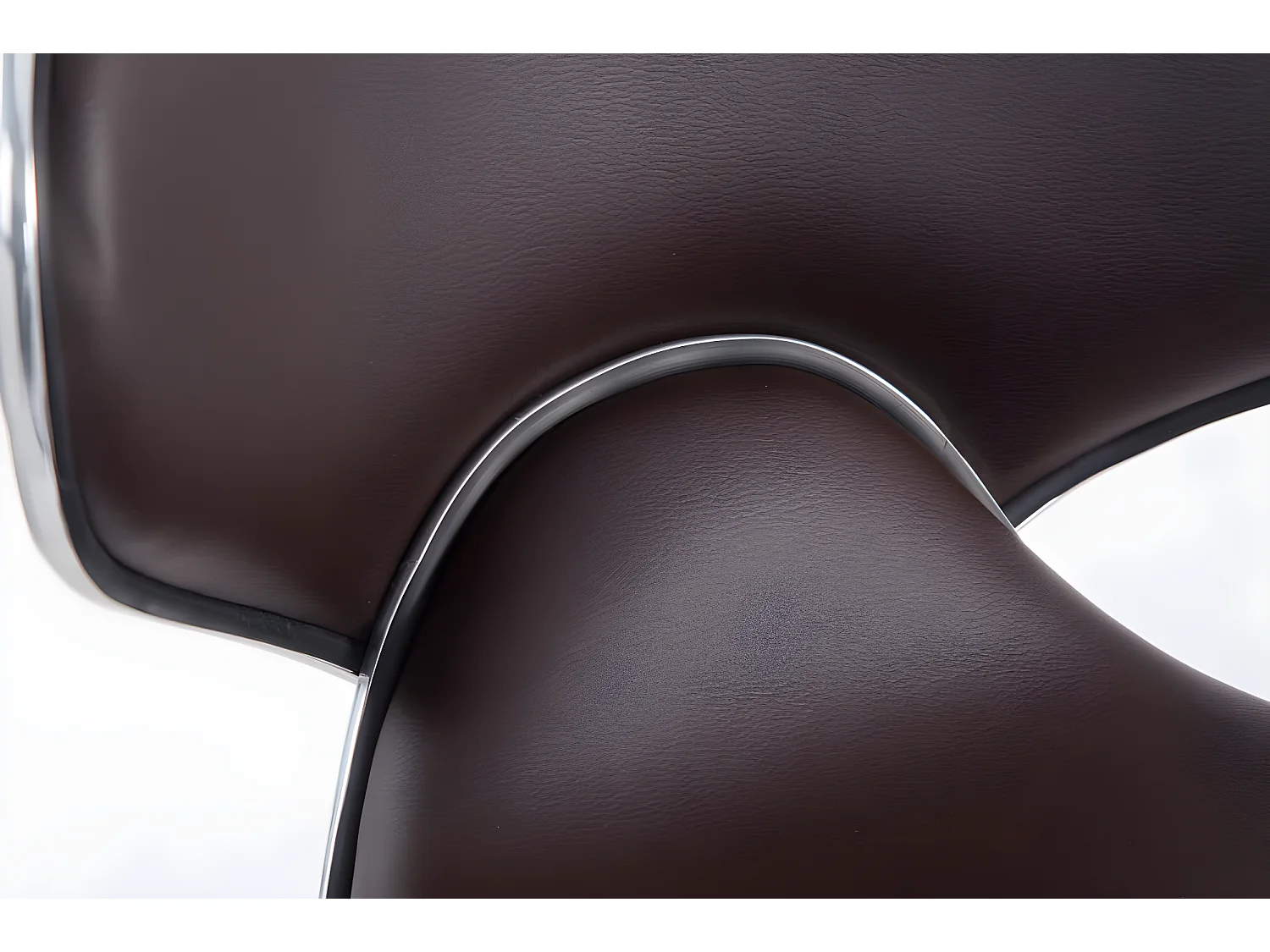 Tabouret de bar chaise métal marron TDB10125