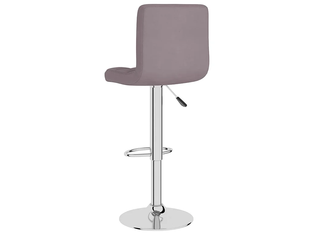 Bancos de bar 2 pcs tecido cinzento-acastanhado