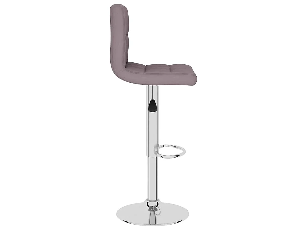 Barhocker 2 Stk. Taupe Stoff